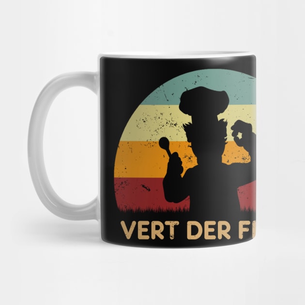 Retro Sunset - Vert Der Ferk by GoodIdeaTees